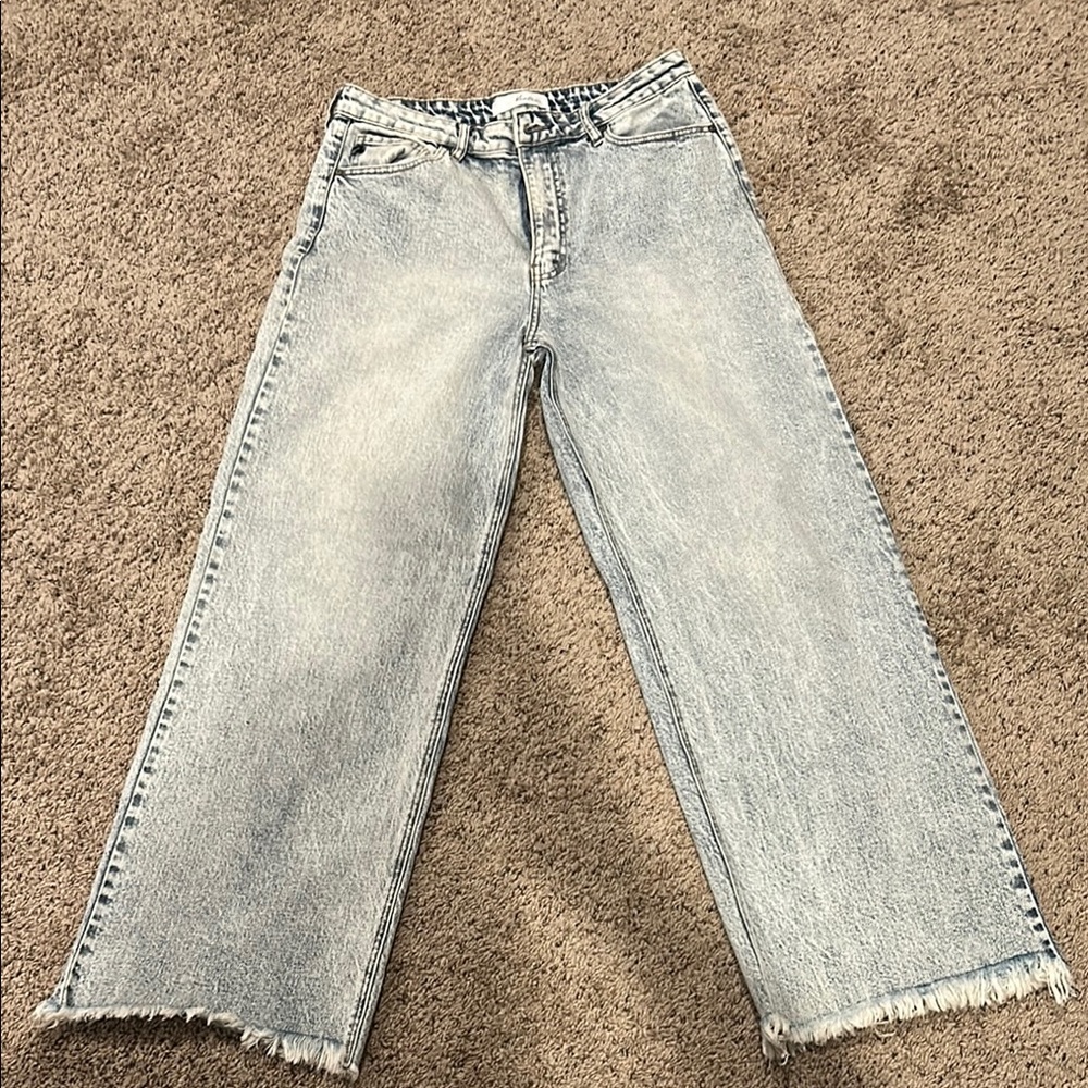 KanCan Blue Flare Wide Leg Jeans